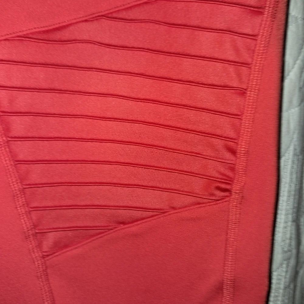Alo Cherry Airbrush Moto High Rise Leggings Medium EUC